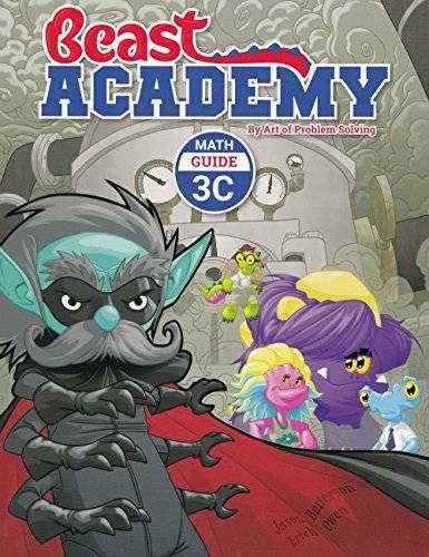 Art of Problem Solving Beast Academy 3C Guide and Practice 2-Book Set – GOOD