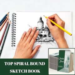 20 Pack Mini Sketchbooks 5.5″x8.5″ Top Spiral Bound Blank Pads for Kids, 30 Shee