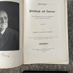 1922 4 Vols. History Of Pittsburgh And Environs – With Biographical Volume