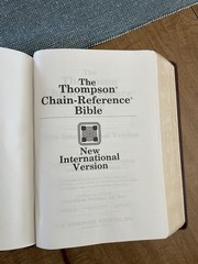 Kirkbride Thompson Chain Reference Bible NIV Red Letter Bonded Leather