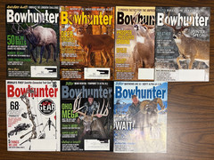Bowhunter Magazine Sep 2025 – July/Aug 2026 Lot of 7 *** No Jan 2026 issue*** *