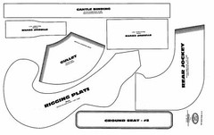 Saddlemaking Patterns – Full Size, Various Styles