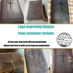 Personalized KJV Holy Bible cover, Custom leather holy bible book case cover