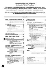 Yamaha PSR-140 Instruction Manual: 52 Pages & Protective Covers!