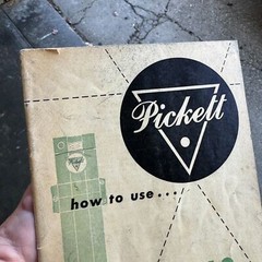 VTG How To Use Pickett TRIG Slide Rules MAURICE L HARTUNG Pamphlet