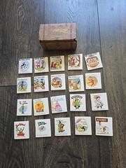 Vintage 1960s Treasure Chest of 20 Miniature Childrens Fairytale Books MT Hawley