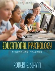 Educational Psychology : Theory and Practice by Robert E. Slavin 9th Edition