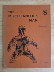 William Margolis, Miscellaneous Man No. 8, August 1956. Poetry.
