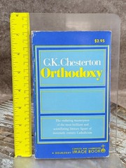 Orthodoxy by Gilbert Chesterton 1959 Paperback Image Book