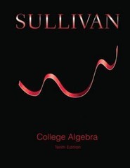 College Algebra by Sullivan, Michael