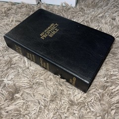 Vintage 1979 Rex Humbard Prophecy Bible KJV Genuine Leather Black