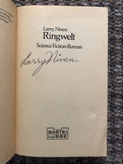 Ringwelt (aka Ringworld) by Larry Niven in GERMAN, SIGNED Paperback
