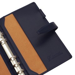Olive Leather Bible 15mm Navy