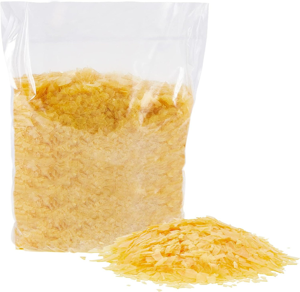 1.1 Lb/ 17.6 Oz Shellac Flakes Blonde Shellac Finish for Home Wood Craft Deco…