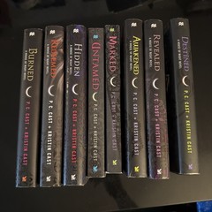 House of Night Series 8 Book Lot 6 Hardcover 2 Paperback P.C. & Kristin Cast