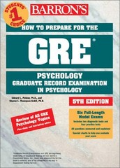 GRE Psychology : How to Prepare for the Graduate Record Examinati