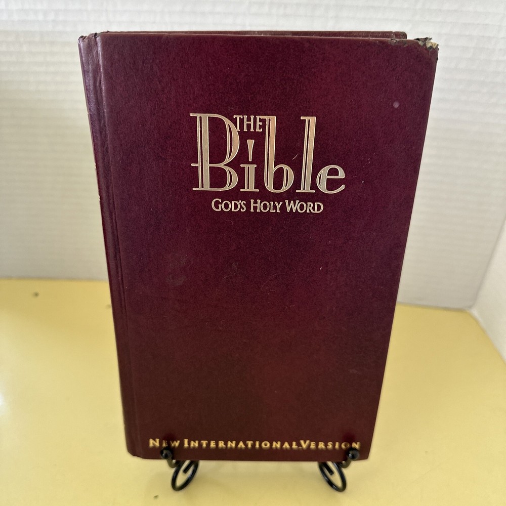 The Bible God’s Holy Word New International Version (NIV) 1984 Hardcover Maroon