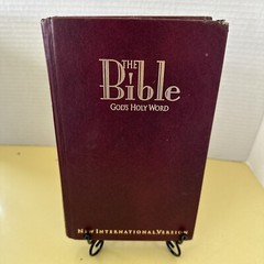 The Bible God’s Holy Word New International Version (NIV) 1984 Hardcover Maroon