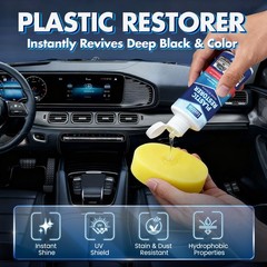 Plastic Trim Restorer UV Protection, Prevents Fading & Cracking, 5oz/150ml