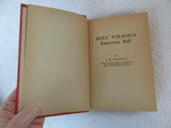 Lot of 3 J. W. Duffield BERT WILSON on the Gridiron Fadeaway Ball At the Wheel