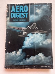 November 1943 Aero Digest and Aviation Engineering Magazine 528 Pages!