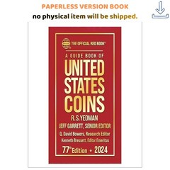 A Guide Book of United States Coins “Redbook” 2024 H, Jeff Garrett (Author Edito