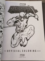 Marvel Deadpool Official Coloring Book New 2024 Super Heroes Weapons Fighting