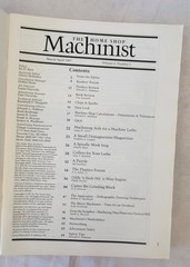 The HOME SHOP MACHINIST Magazine Metalworking Engineering 1987 Complete Year