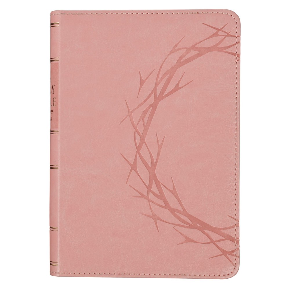 KJV Bible Compact LP Faux Leather Pink