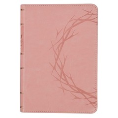 KJV Bible Compact LP Faux Leather Pink