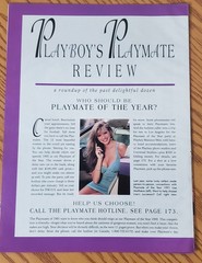 Playboy PICTORIAL ONLY – 1991 PLAYMATE REVIEW January, 1992 11 pages
