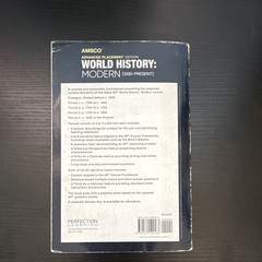 AMSCO AP Edition World History: Modern 1200-Present Paperback Perfection HS