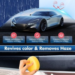 Plastic Trim Restorer UV Protection, Prevents Fading & Cracking, 5oz/150ml