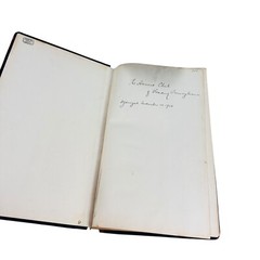 vtg 1903 Ledger book of Harvard college Club of Reading PA 1/4 full