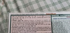 ALGEBRA QUICK STUDY GUIDE BY BARCHARTS INC 2002 2005
