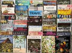 10X Random Selection Magazines Junk Journal Collage Crafting Home Travel Nature