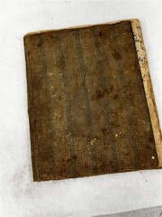 antique cookbook hand written recipes 7 x 8.5 note book sewn pages original 1916