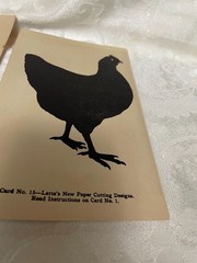 vintage “Latta’s 1930’s Paper Cutting Designs Silhouette Imagery Educational Art
