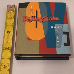 The Rolling Stone Mini Book of Love Hardcover 3.5″ In Height Running Press
