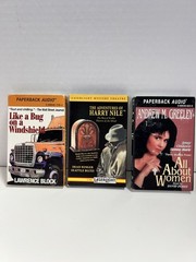 Audiobook Cassette Lot Paperback Audio Lawrence Block Harry Nile Andrew Greeley