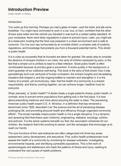 Public Health: A History