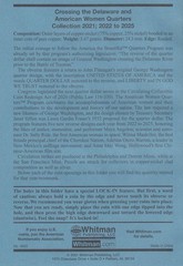 Whitman Coin Folder Crossing the Delaware & American Women Quarters 2021-2025 PD