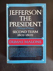 Thomas Jefferson Books Lot of 6 Dumas Malone Presidency History Biography HC DJ