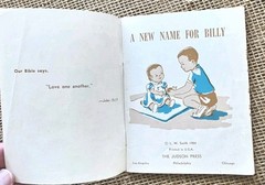 1954 A New Name For Billy By L W Smith Judson Press PB Book 5.25″x4″