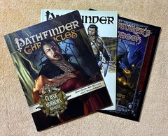 Pathfinder Adventure Lot (3 Books) Classic Horrors/Burnt Offerings/Handbook