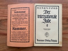 Der Internationale Jude – THE INTERNATIONAL JEW BY HENRY FORD, v.1,2 1922