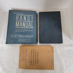 VTG. WAR DEPT. TM 9 1575 WATCH & CLOCK ESCAPEMENTS – C.&E. HANDY MANUAL (LOT 3)