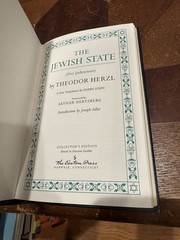 EASTON PRESS – The Jewish State, Theodor Herzl ZIONISM JUDAISM 1996 Israel