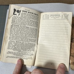 Large Lot Old Diaries Account Books Willin Family of Kentucky 1880s – 1910’s