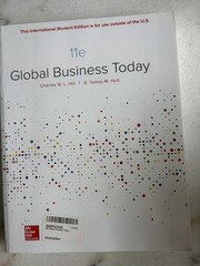 Global Business Today – Paperback By Hill, Charles W. L. – GOOD